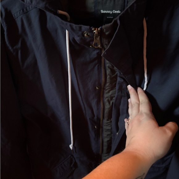 Barney Cools Blue Waterproof Rain Hooded Jacket - Picture 2 of 4